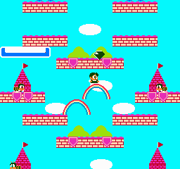 Rainbow Islands - The Story of Bubble Bobble 2 (USA) In game screenshot